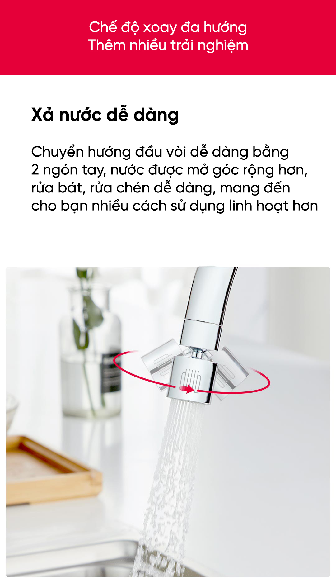 Đầu vòi nước tăng áp Xiaomi DiiiB DXSZ001