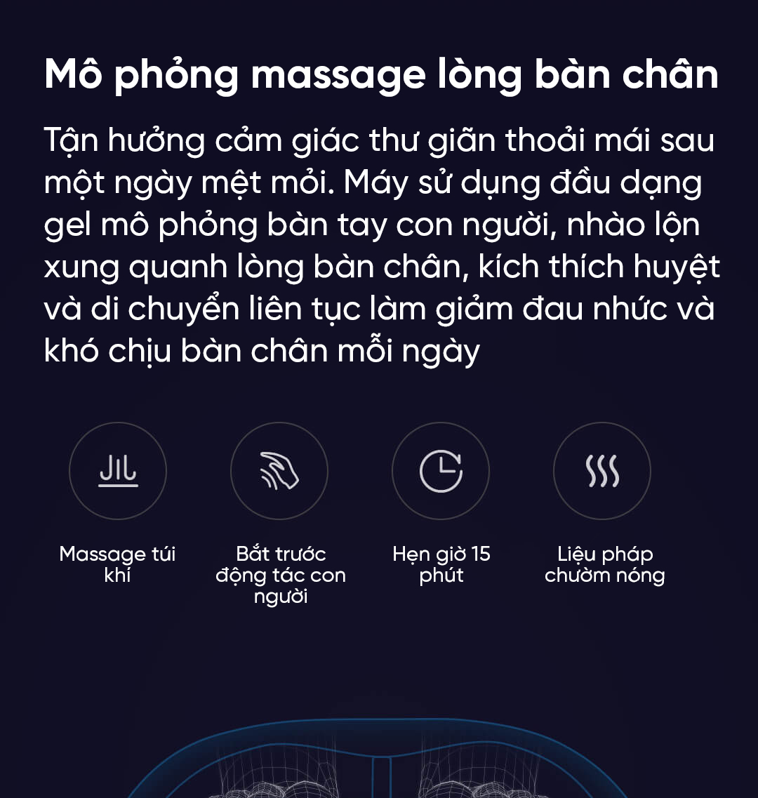 Máy massage chân Leravan LF-ZJ007