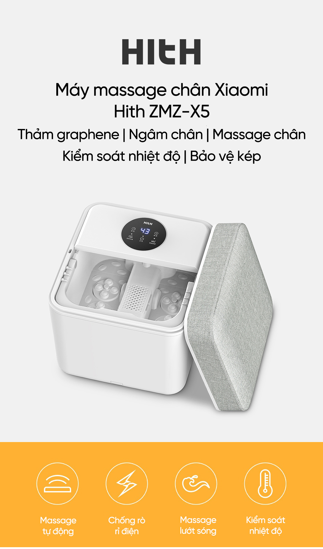 Máy massage chân Xiaomi HITH ZMZ-X5
