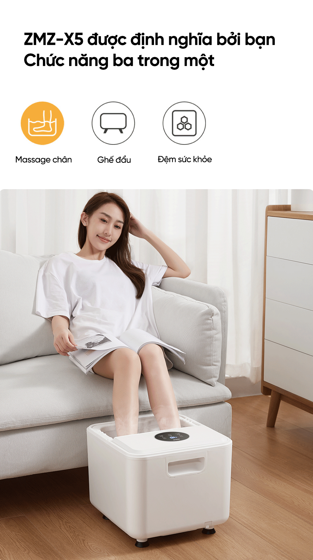 Máy massage chân Xiaomi HITH ZMZ-X5