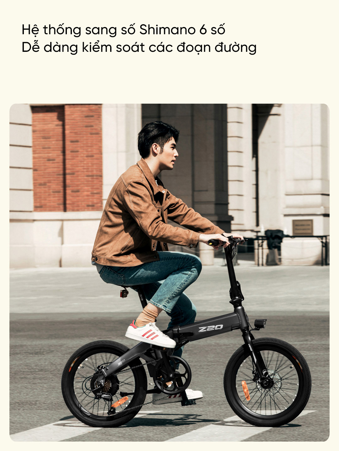 Xe đạp điện Himo Z20 cải tiến , đem lại nhiều trải nghiệm thú vị cho người dùng