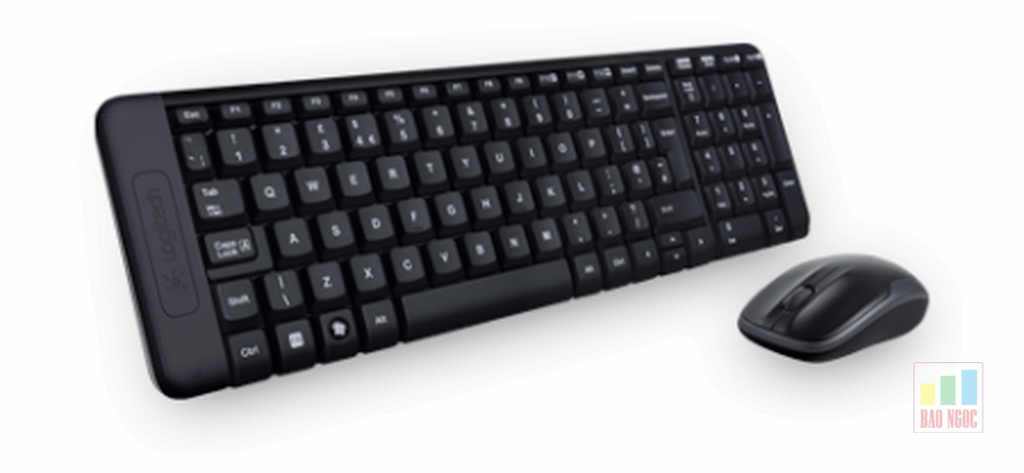 Bộ bàn phím và chuột không dây Logitech MK220