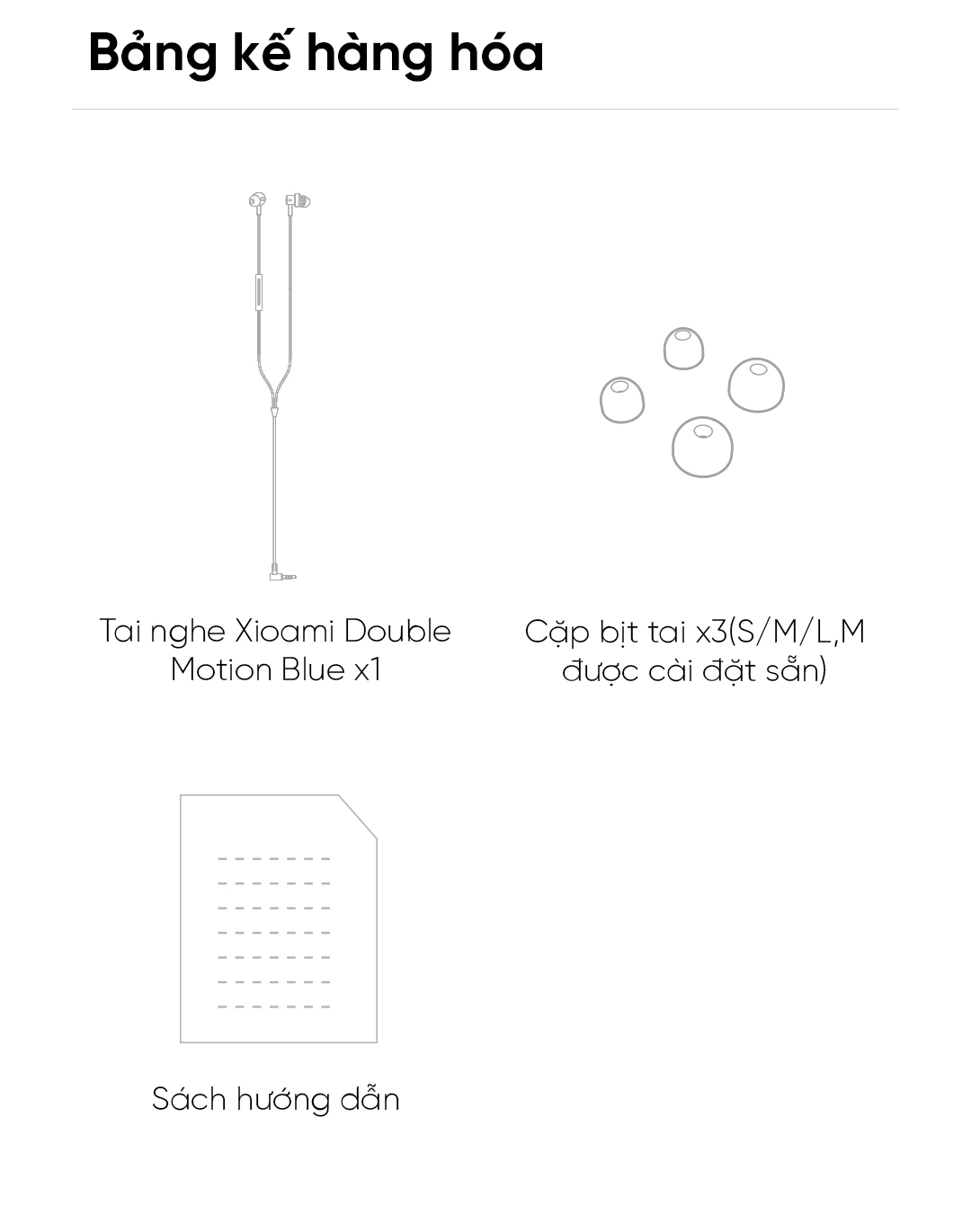 tai nghe Xiaomi Double Motion Blue SDQEJ06WM