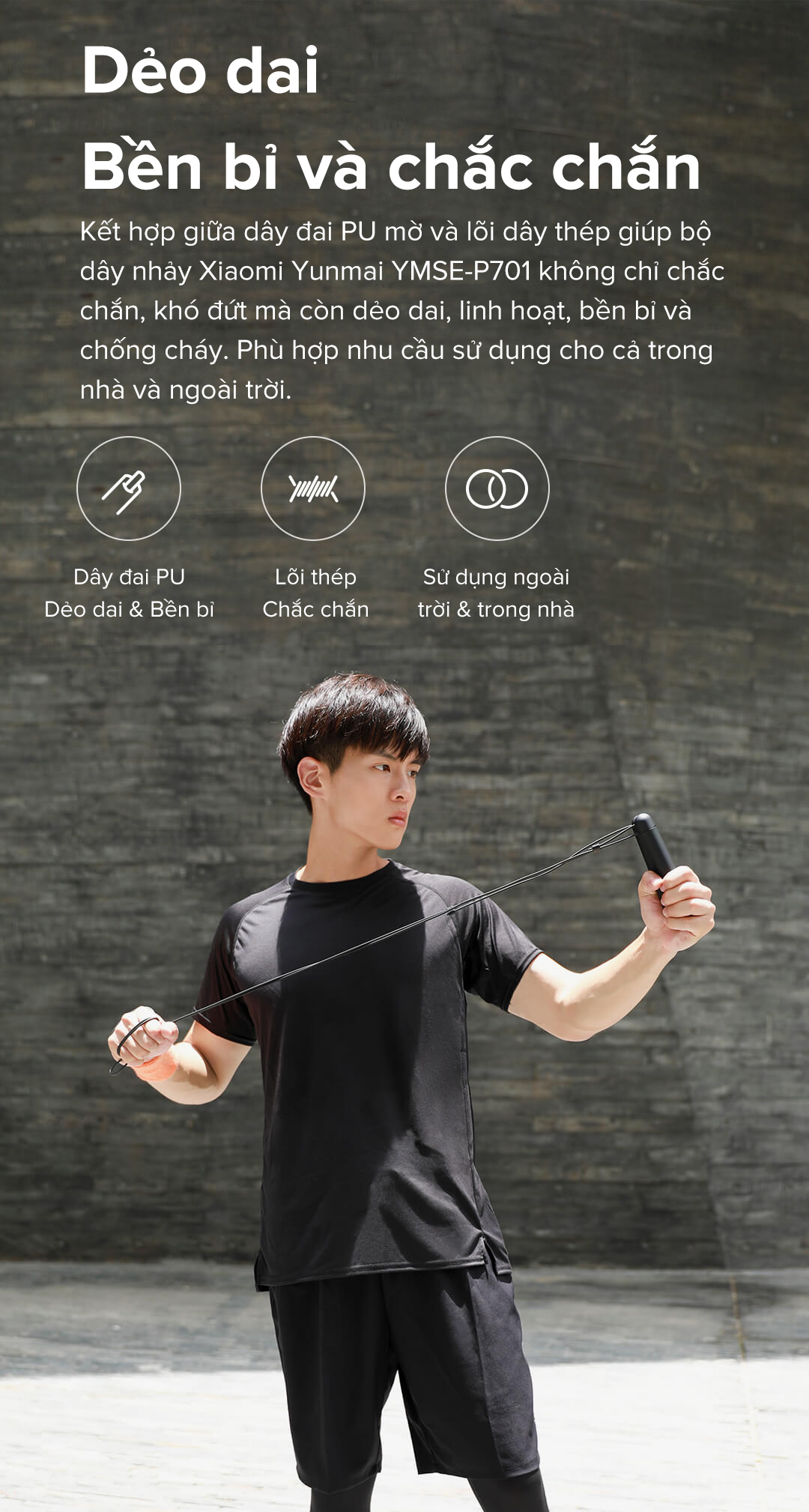 Bộ dây nhảy Xiaomi Yunmai YMSE-P701