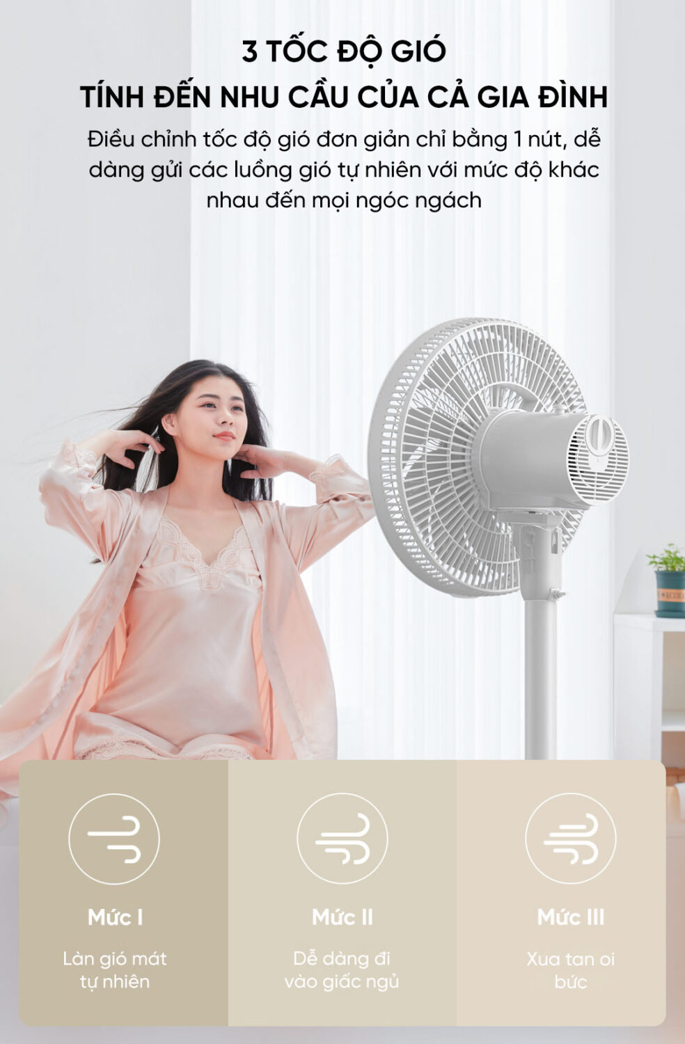 Quạt đứng Xiaomi Viomi VXFS12A-J | Linh Kiện Bảo Ngọc
