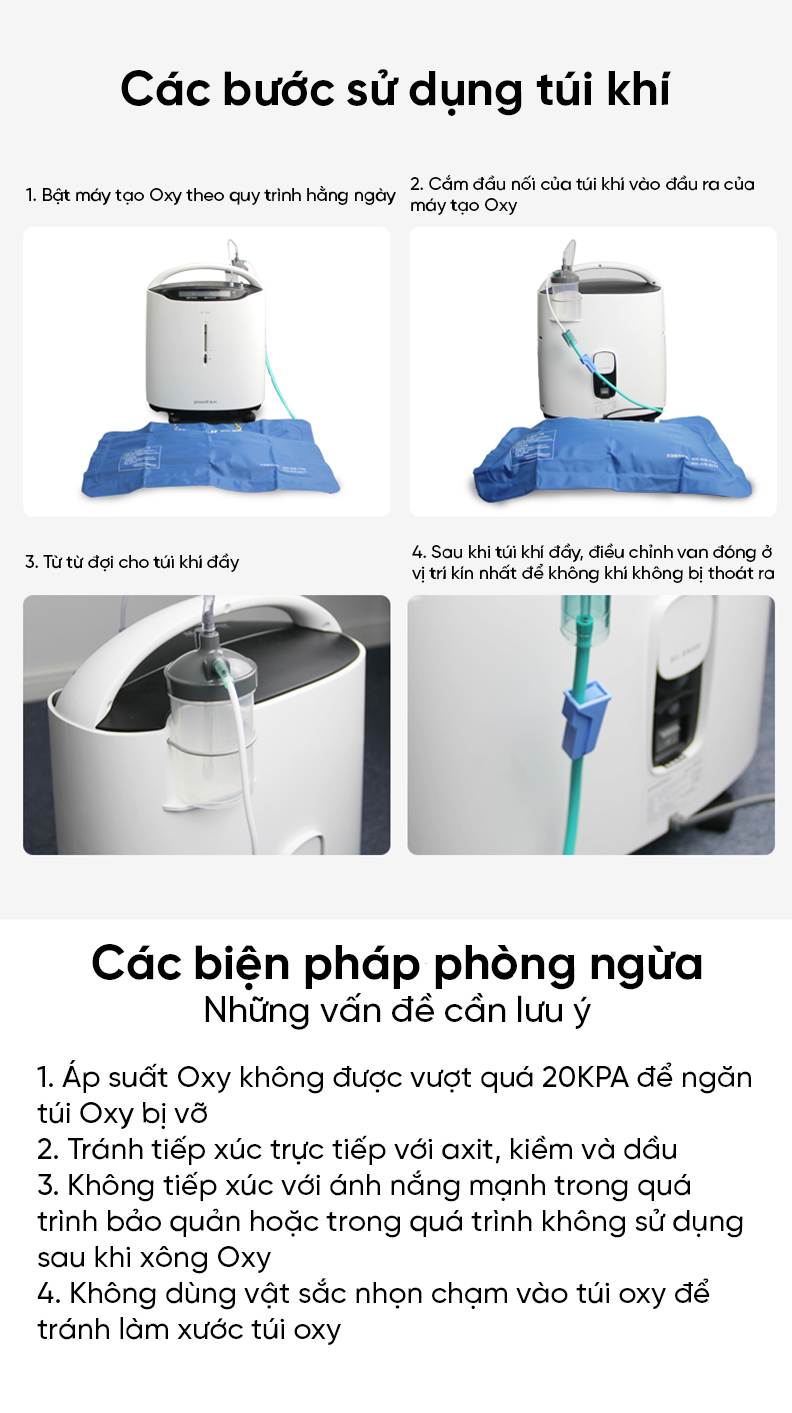 Túi đựng khí oxy 30L Yuwell SY-30L