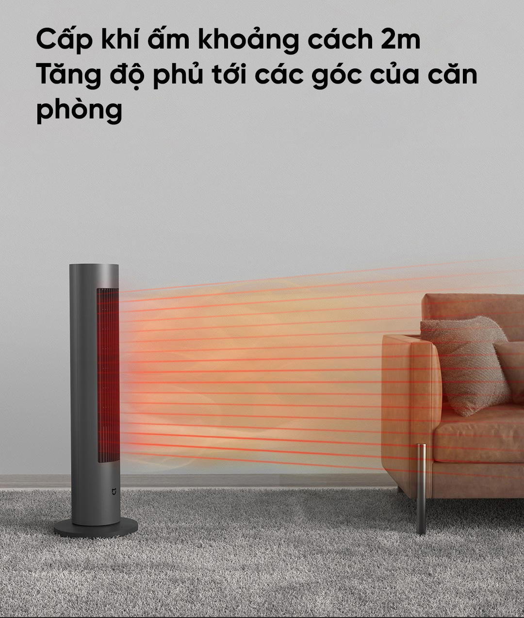 quạt biến tần DC nóng lạnh Xiaomi Mijia BPLNS01DM chính hãng Hải Phòng
